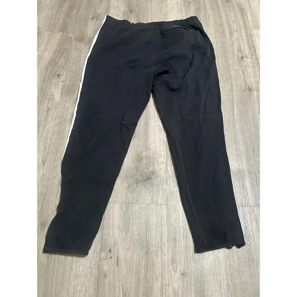 Polo Ralph Lauren Black Track Pants White Stripe Pony Logo Joggers Men’s Large